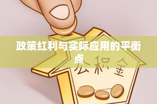 红旗政策红利与实际应用的平衡点