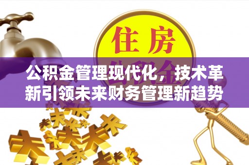 红旗公积金管理现代化，技术革新引领未来财务管理新趋势